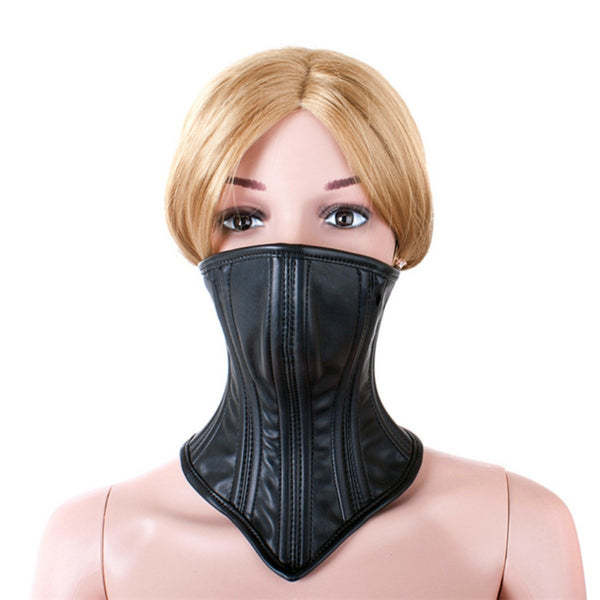 Seductive Leather Posture Collar