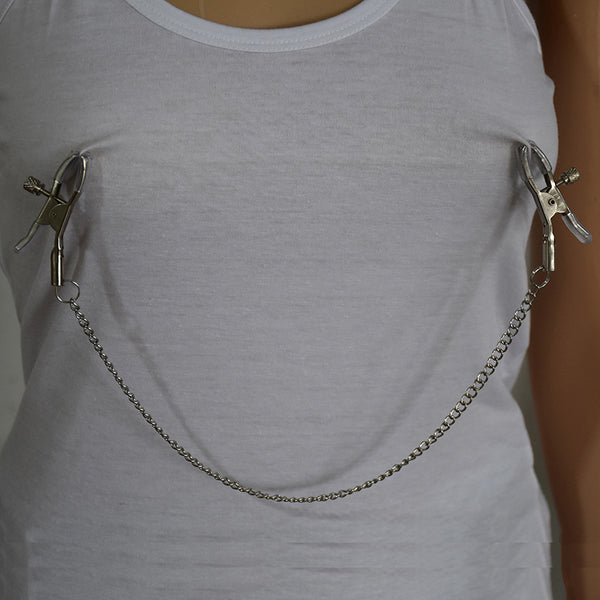 Sisandsis Dress Nipple Clamp Necklace