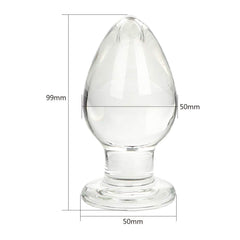 Sisandsis Dress Transparent Plug Glass