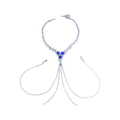 Blue Nipple Clamp Necklace