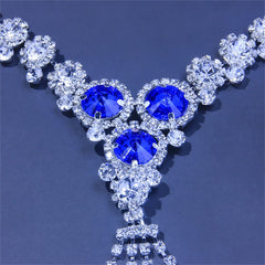 Blue Nipple Clamp Necklace