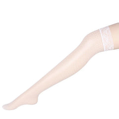 Women Fishnet Thigh High Stockings Lace Stockings Breathable Slip Stockings