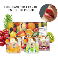 Fruit Sex Lubricant Strawberry Orange Passion Fruit Edible Personal Oral Lubricant