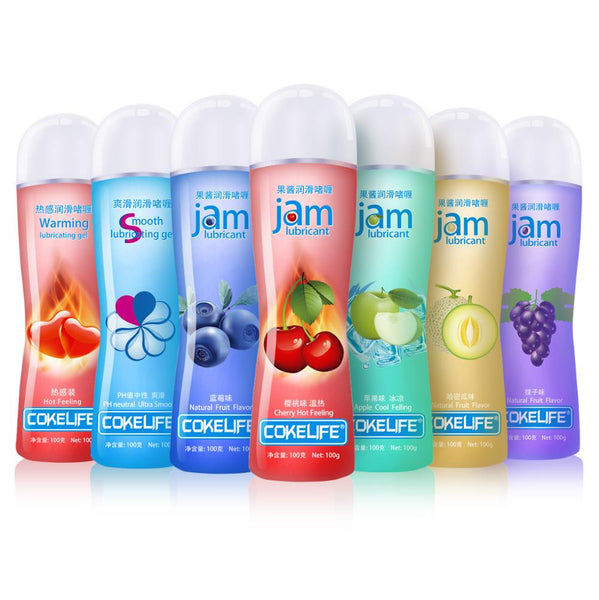 7 Flavor Lubes Water Based Oral Personal Lubricant