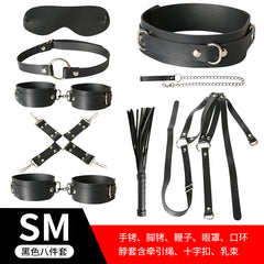 Leather Bondage Kit Fetish Bdsm Adult Sex Toy