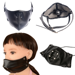 Keep Quiet Leather Panel Gag