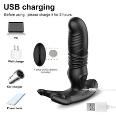 Thrusting Prostate Massager Anal Vibrator Toys