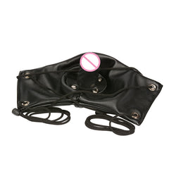 Keep Quiet Leather Panel Gag