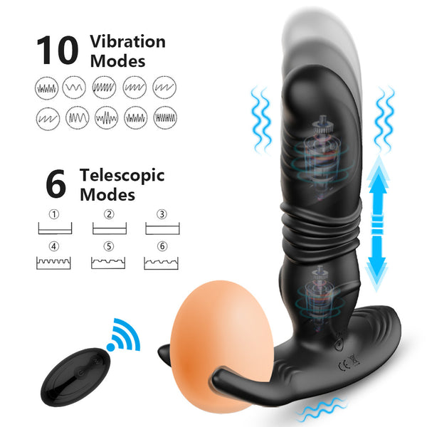 Thrusting Prostate Massager Anal Vibrator Toys