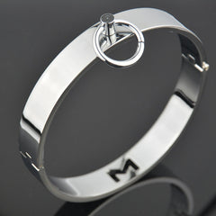 Locking Stainless Steel Eternity Collar