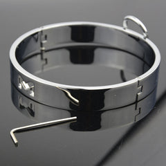 Locking Stainless Steel Eternity Collar