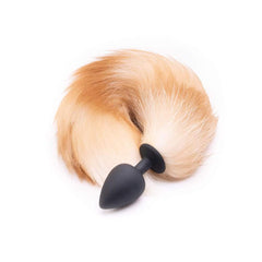 Orange Silicone Fox Tail Plug 16'