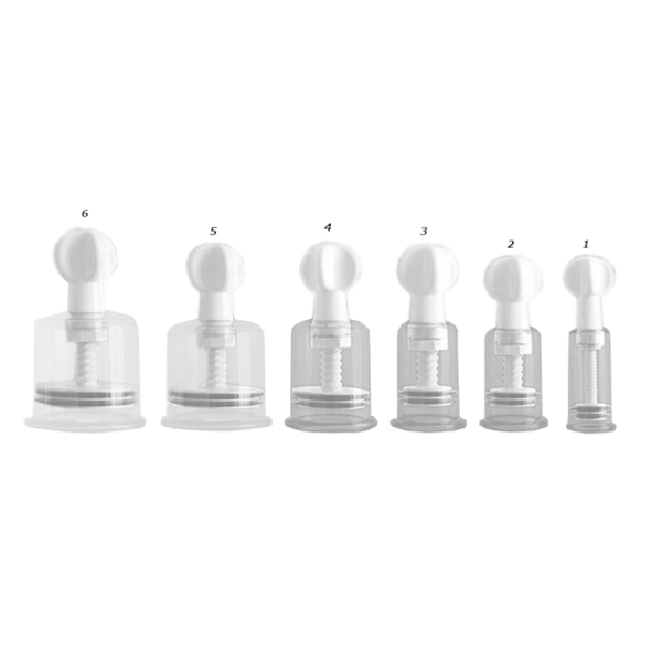 6 Sizes Suction Plastic Nipple Sucker