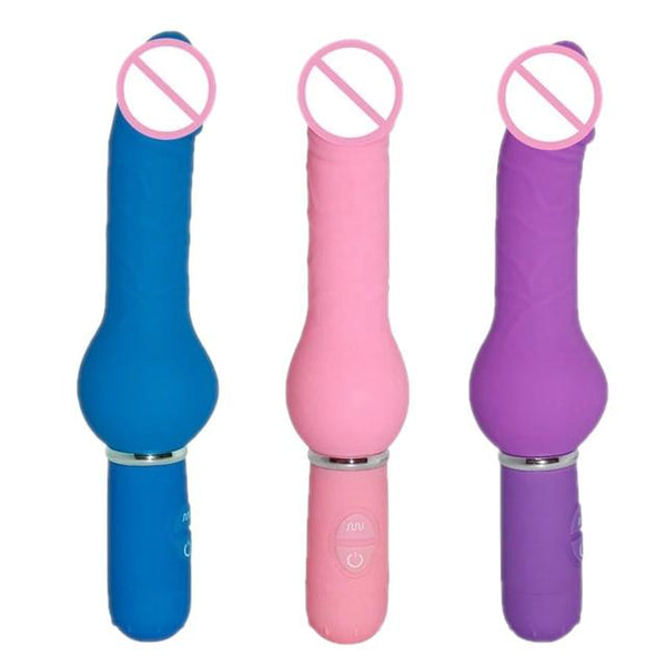 Bulging Tapered Adult Vibrator