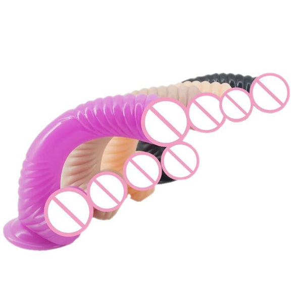 Winding Pattern of Sisandsis Dress 11 Inch Suction Cup Dildo