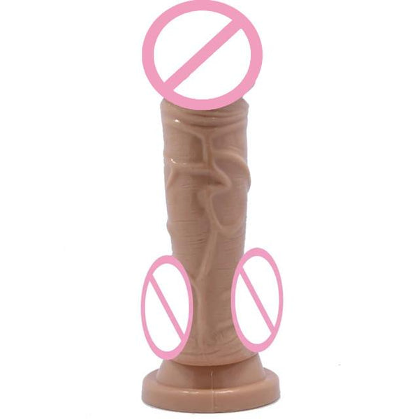 Gratifying 7 Inch Silicone Suction Cup Dildo