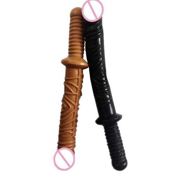 Sisandsis Dress Ninja Sword 16 Inch Brown Dildo