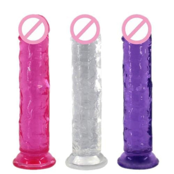 Crystal Jelly Dildo for Strap On