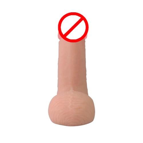 Realistic and Limpy 5 Inch Dildo With Balls