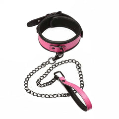 Sisandsis Dress Leather Collar With Leash