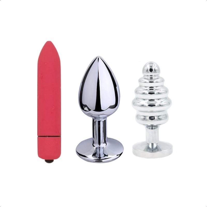 Sisandsis Dress Butt Plug Set 3pcs