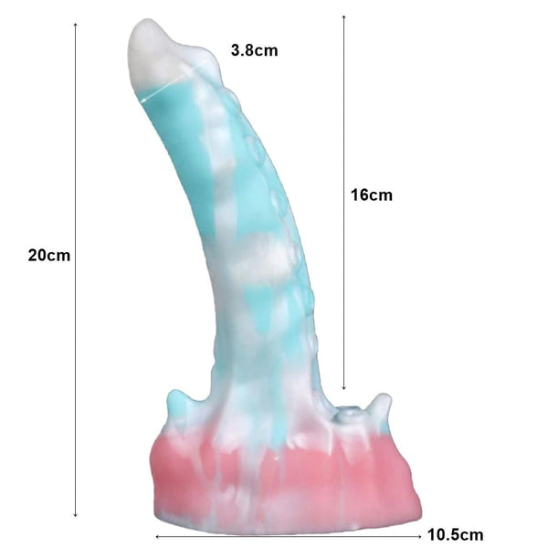 Pastel Colored Tentacle Dildo