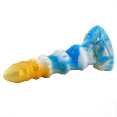 Galaxy Coat Ribbed Fantasy Dildo