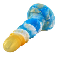 Galaxy Coat Ribbed Fantasy Dildo