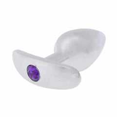 Beginner Jeweled Butt Plug with Removable Base 2.75 Inches Long