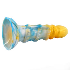 Galaxy Coat Ribbed Fantasy Dildo