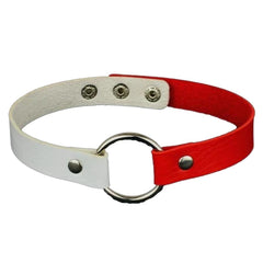 Colorful Synthetic Leather BDSM Choker