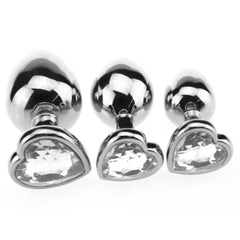 Candy Heart Anal Plug Set (3 Piece)