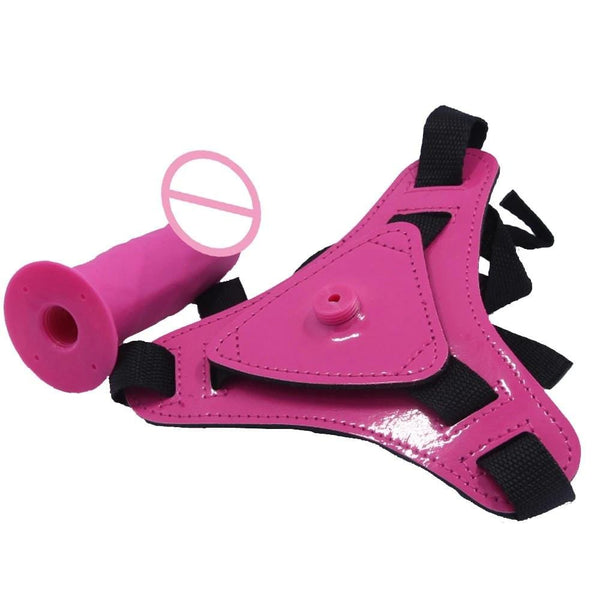 Stylish Pink 4-Inch Strap On