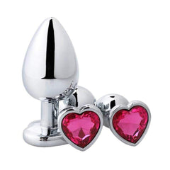 Luxurious Heart-Shaped 3-Piece Anal Training Kit