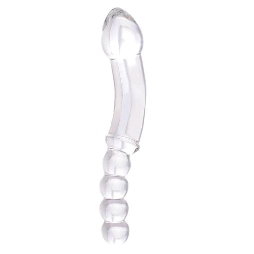 Huge Sisandsis Dress Crystal Double Glass Dildo