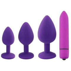 Anal Masturbation Butt Plug Kit 4pcs