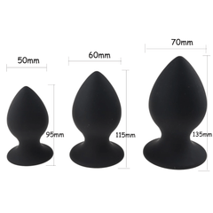 Super Big Vibrating Butt Plug 3.74 to 5.31 Inches Long