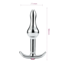 Erotic Random-Colored Jeweled Butt Plug 3.54 to 4.41 Inches Long