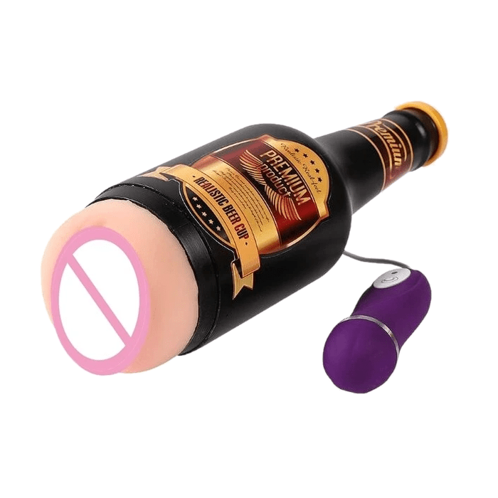 Beer Bottle Electric Male Masturbator