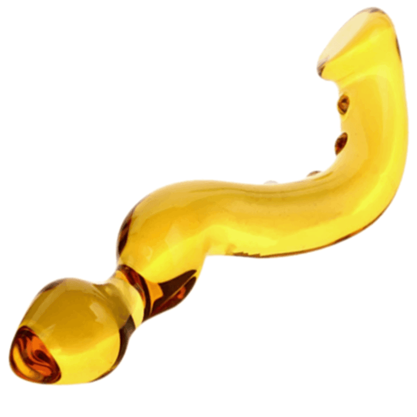 G Spot Stimulating 7 Inch Glass Dildo