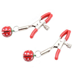 Strawberry Red Tit Clamps