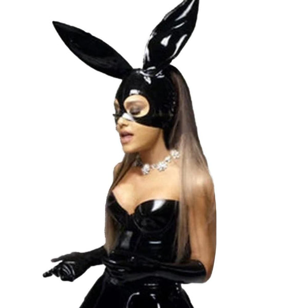 Sisandsis Dress Latex Bunny Mask