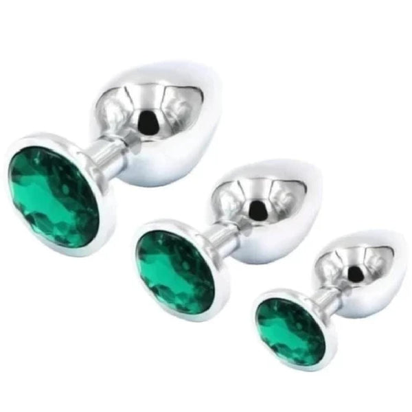 Stainless Steel Butt Plug 3pcs Set