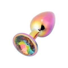 Rainbow-Colored Princess Butt Plug