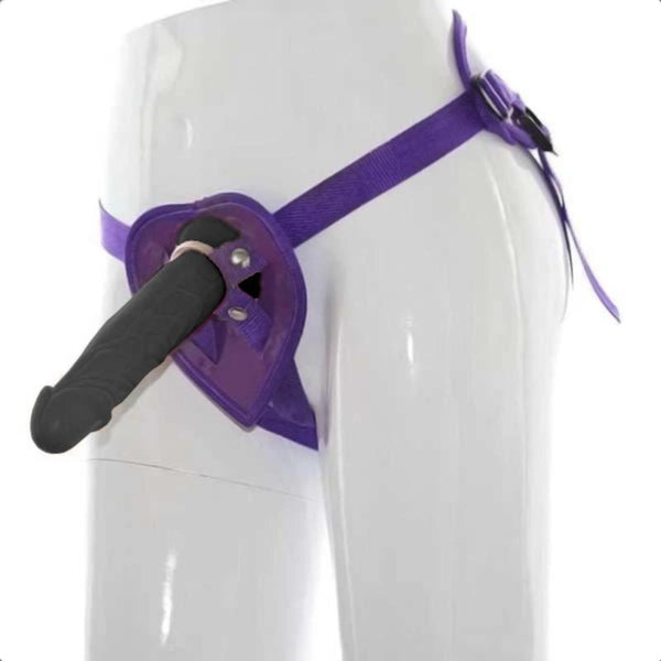 Kinky Purple Strap On Dildo for Couples