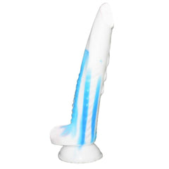 White & Blue Dragon Dildo