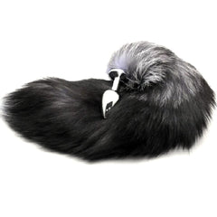 Foxy Gray Ash Tail Plug 17 Inches Long