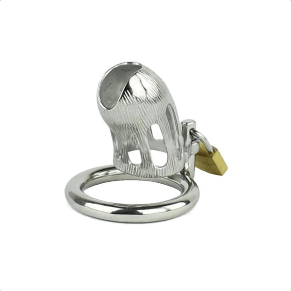 Shiny Cage Metal Chastity Device