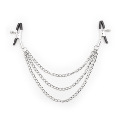 Fashionable Nipple Clamps With Chain