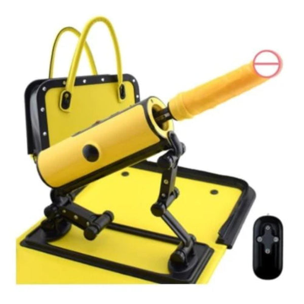 Yellow Portable Sex Machine